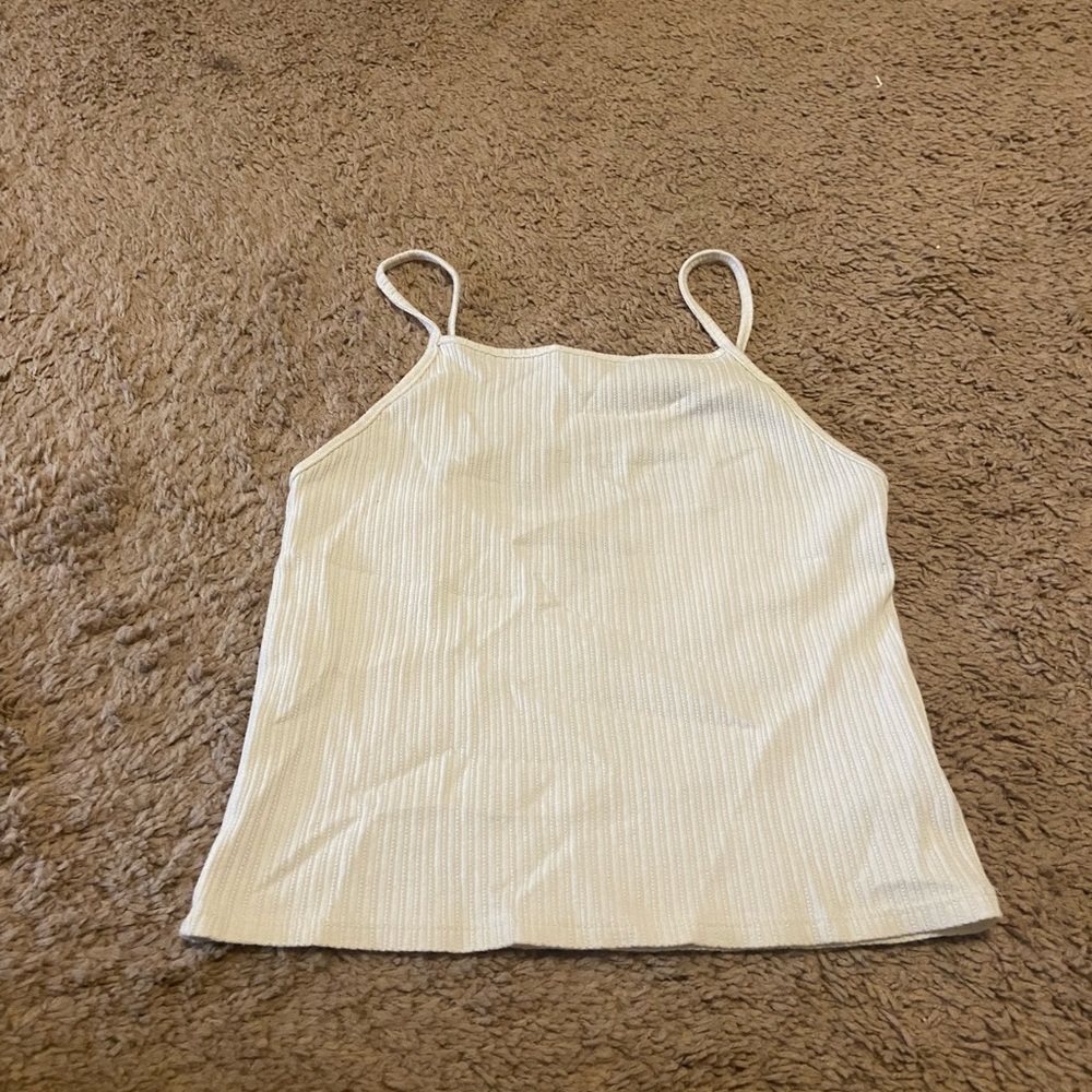 Cream Spaghetti Strap Top